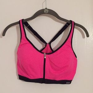 Victoria’s Secret sports bra pink and black 34D